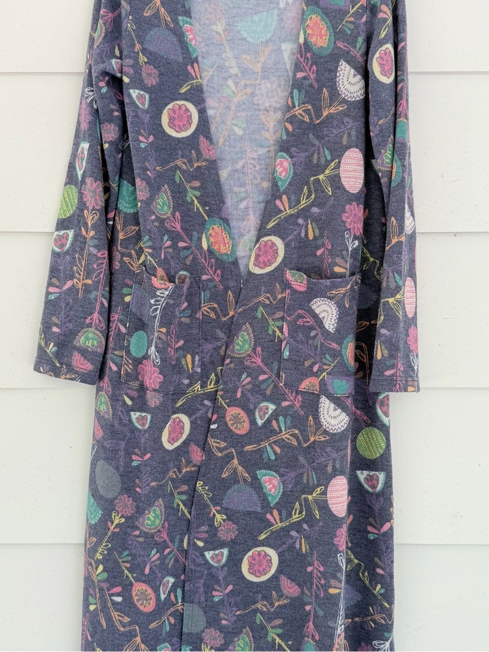 Girls Long Floral Cardigan - LuLaRoe Sariah 10